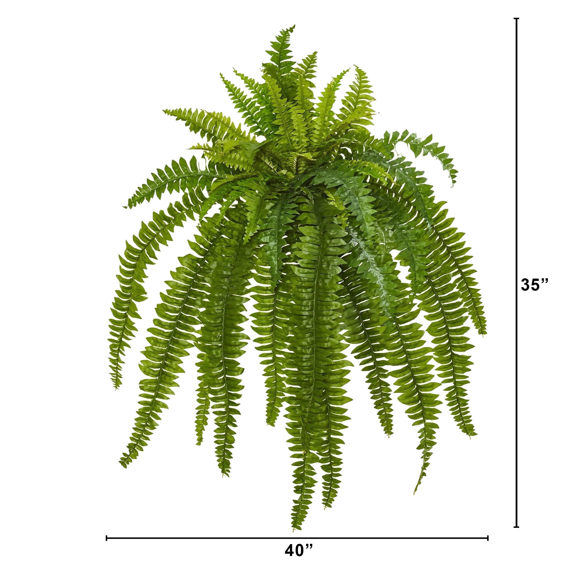 Nearly Natural close-up of frond texture highlighting lifelike detail and depth