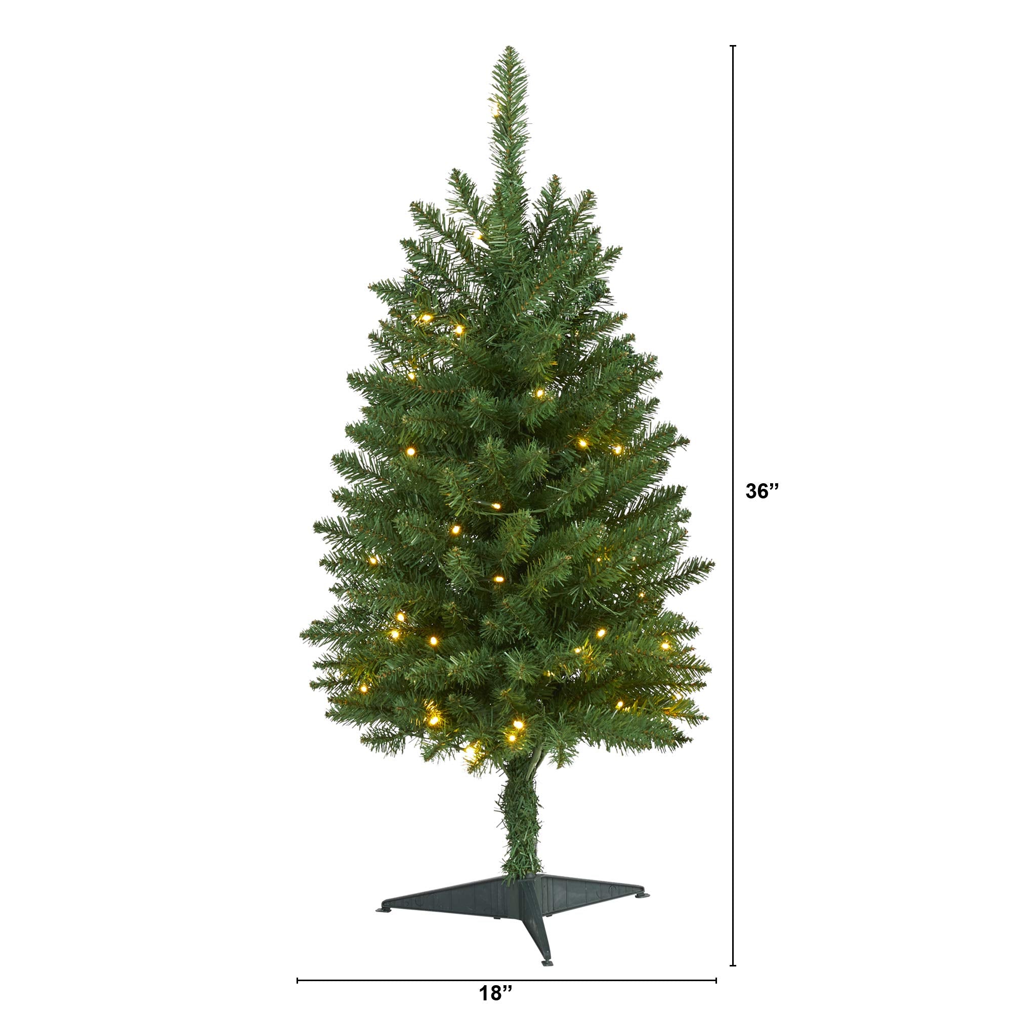 Nearly Natural branch close-up showing realistic pine texture and durable construction benefit