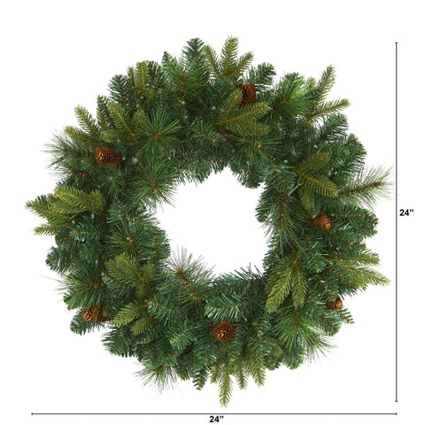 Nearly Natural close-up of textured pine needles highlighting realistic detail
