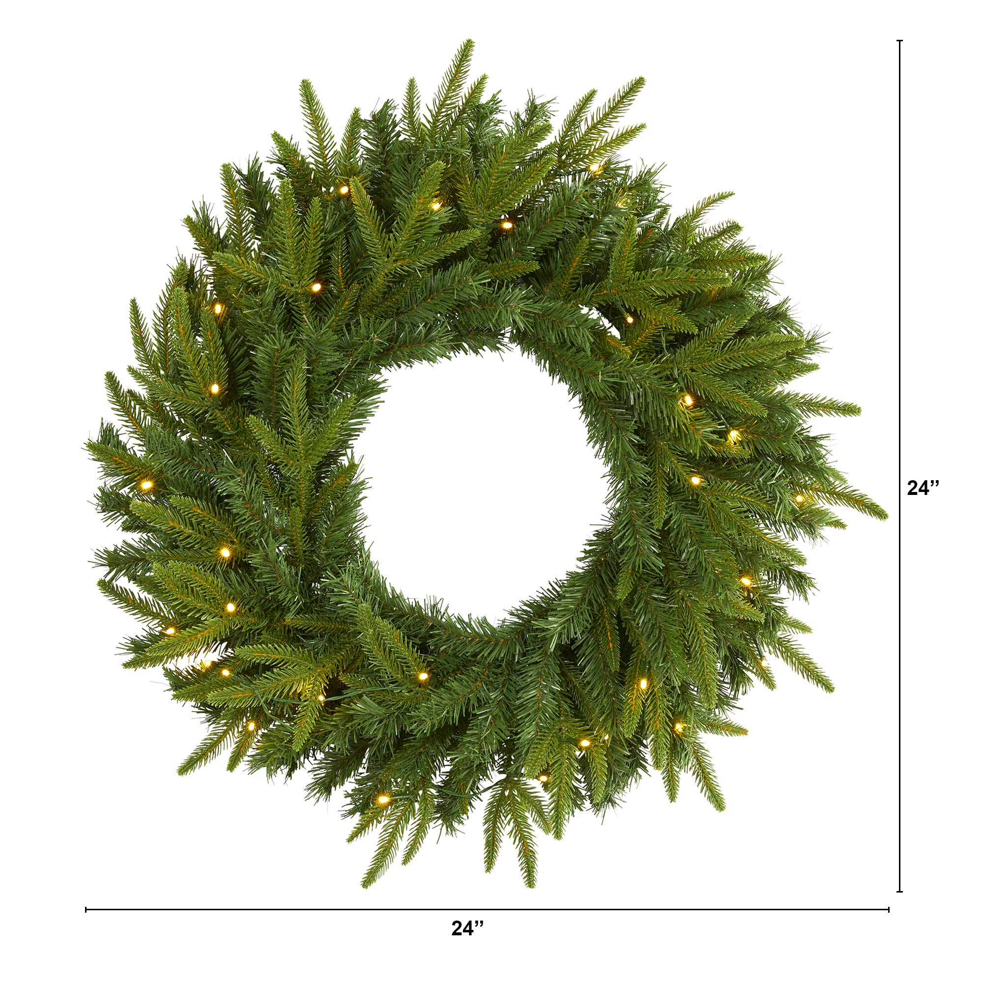 Nearly Natural close-up of long pine needles highlighting lifelike texture and depth