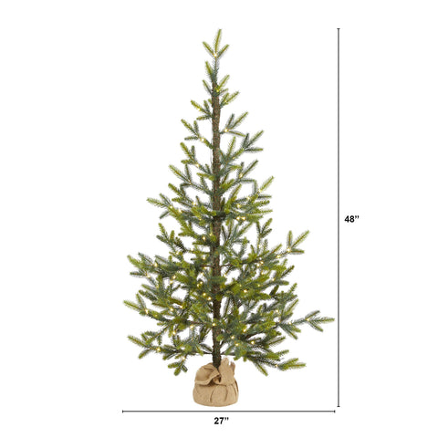 Nearly Natural close-up of PE Fraser Fir needles showing lifelike texture and color