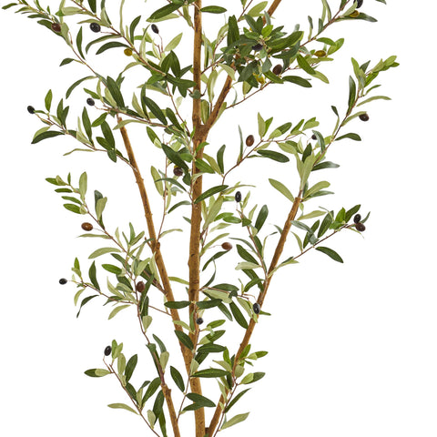 Nearly Natural olives close-up emphasizing varied colors and realism