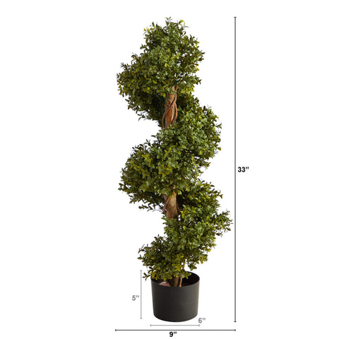 Nearly Natural close-up of boxwood foliage showcasing lifelike texture benefit