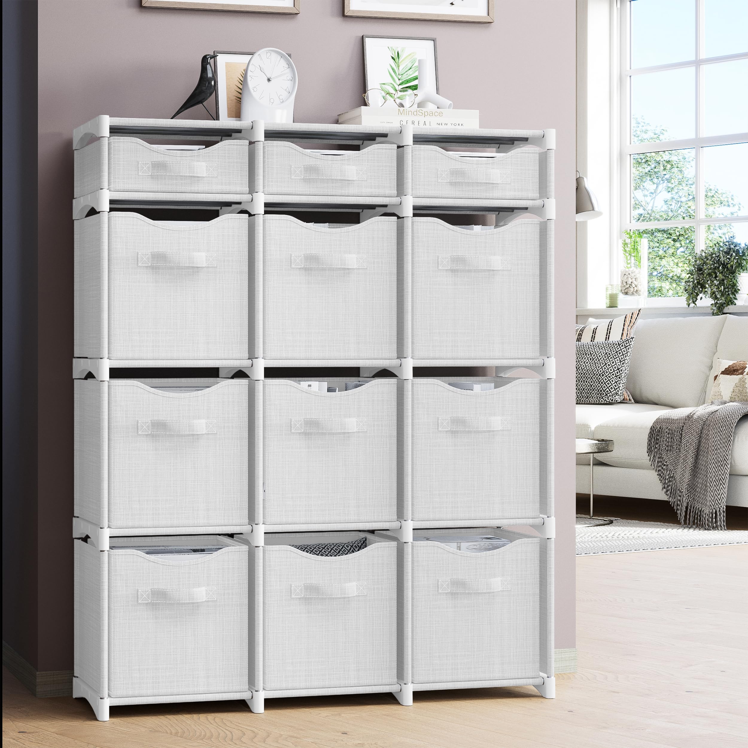 NEATERIZE styled in a closet demonstrating neat clothes storage and space-saving