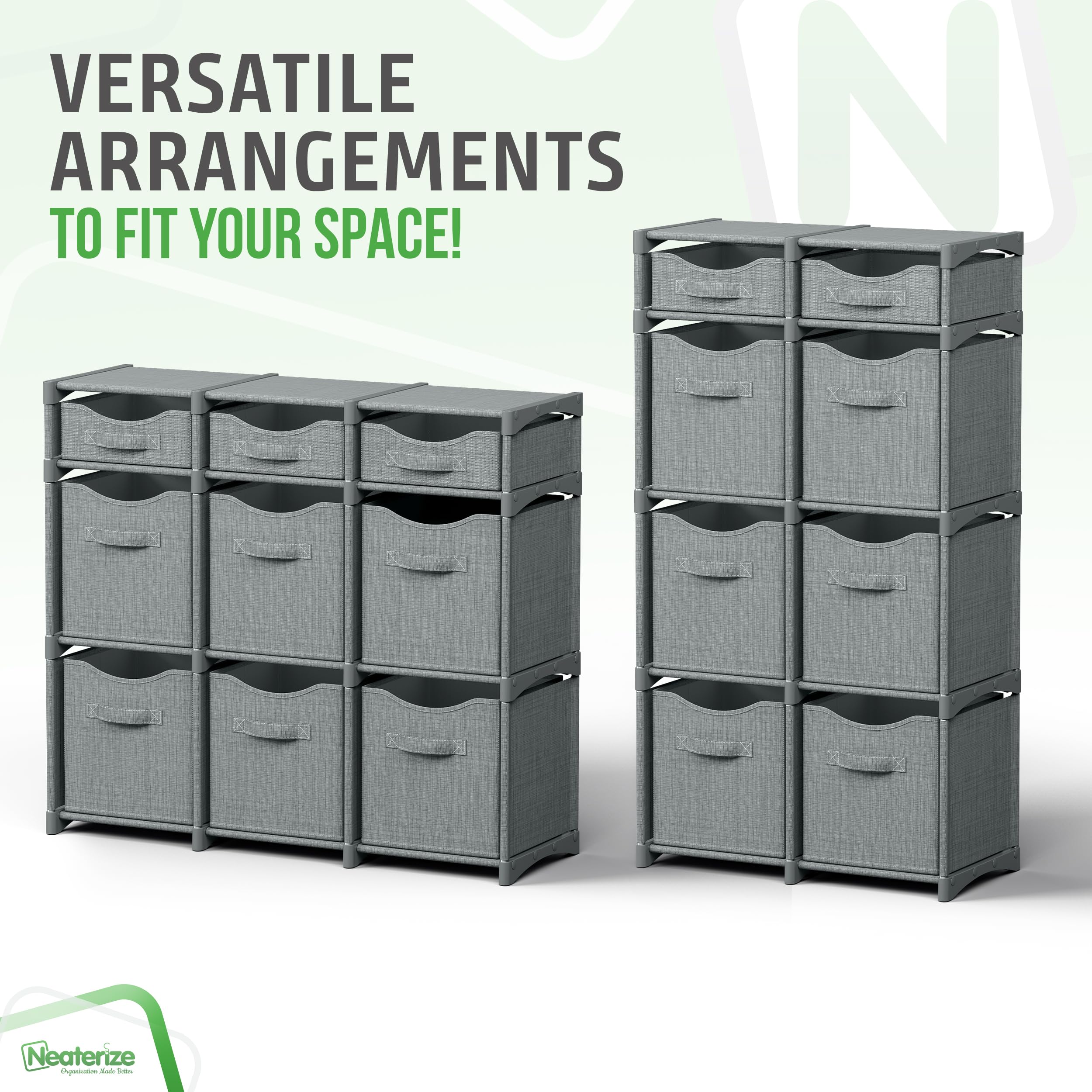 NEATERIZE used as toy storage in a kids room showing easy organization and access