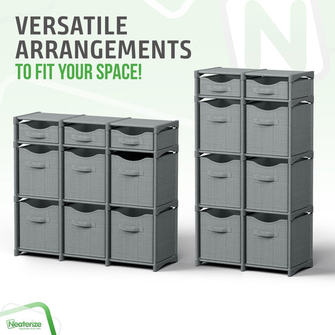 NEATERIZE used as toy storage in a kids room showing easy organization and access