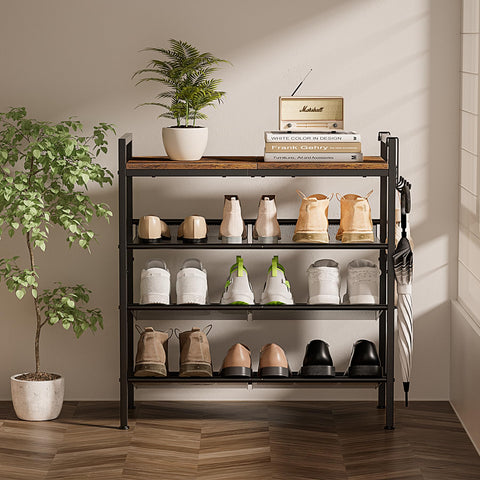 neatevday compact closet storage shows efficient use of narrow space