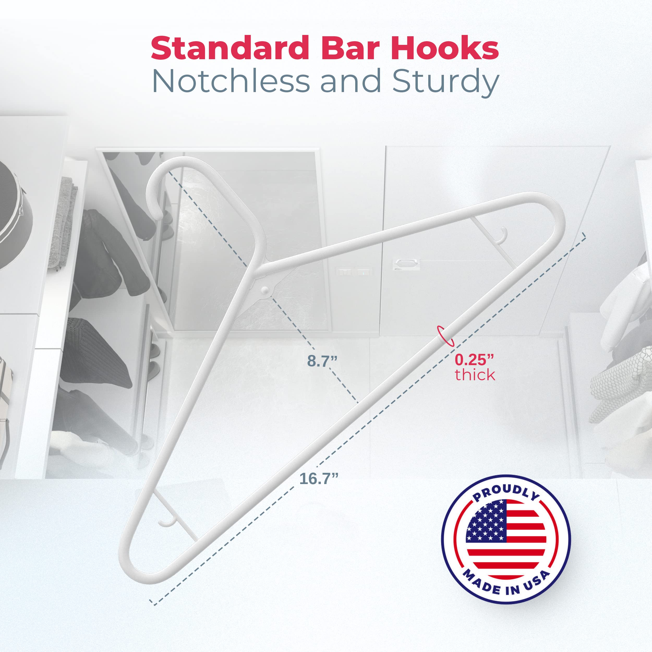 Neaties slim profile close-up saving closet space benefit
