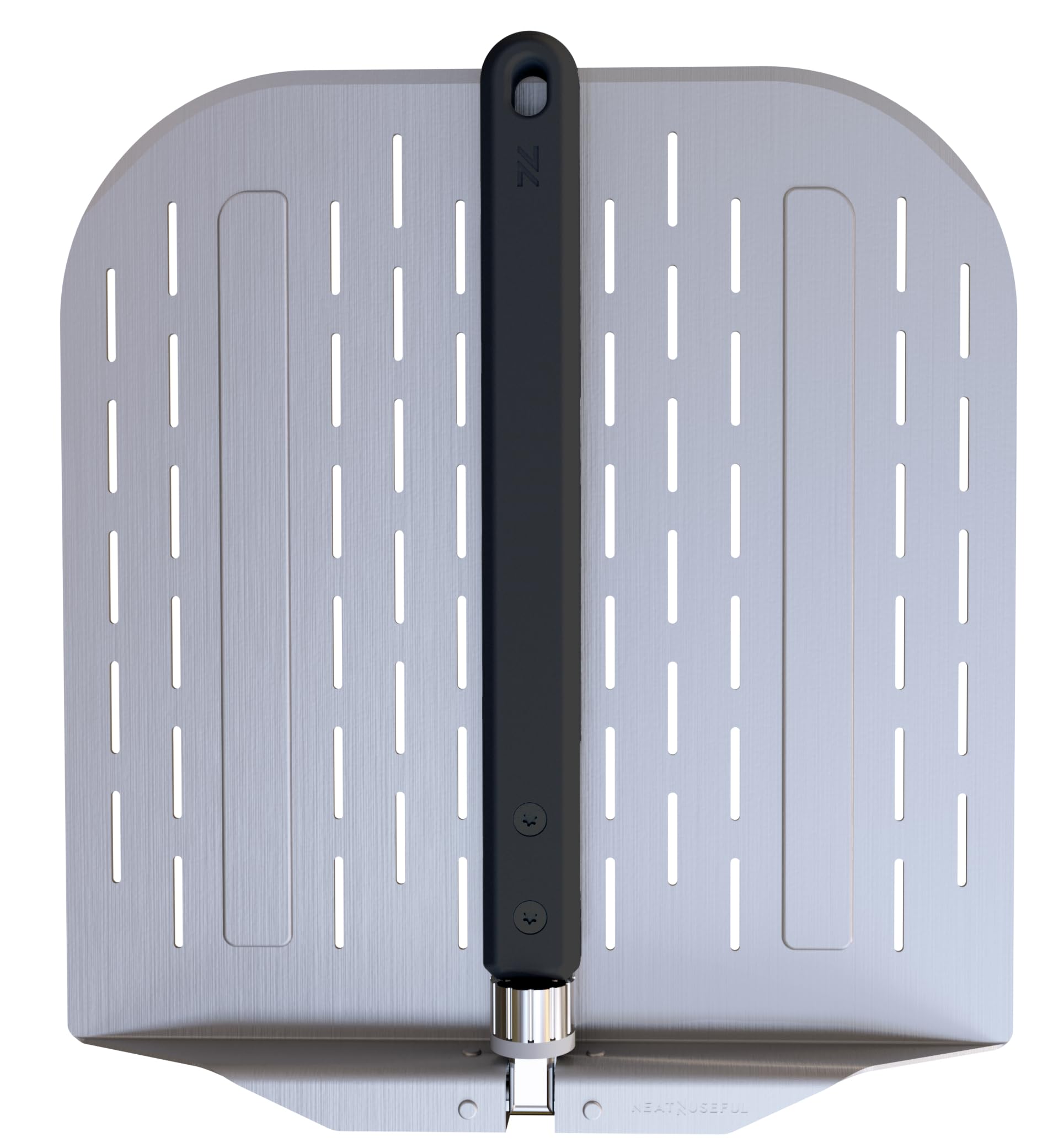 neatNuseful front view showing folded and deployed peel, compact storage benefit
