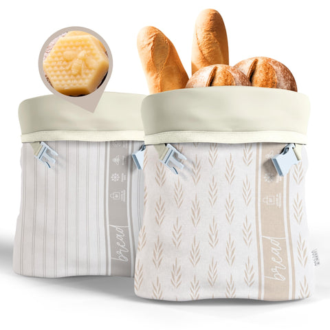 Nectar & Nest front packaging showing beeswax bread bag benefits