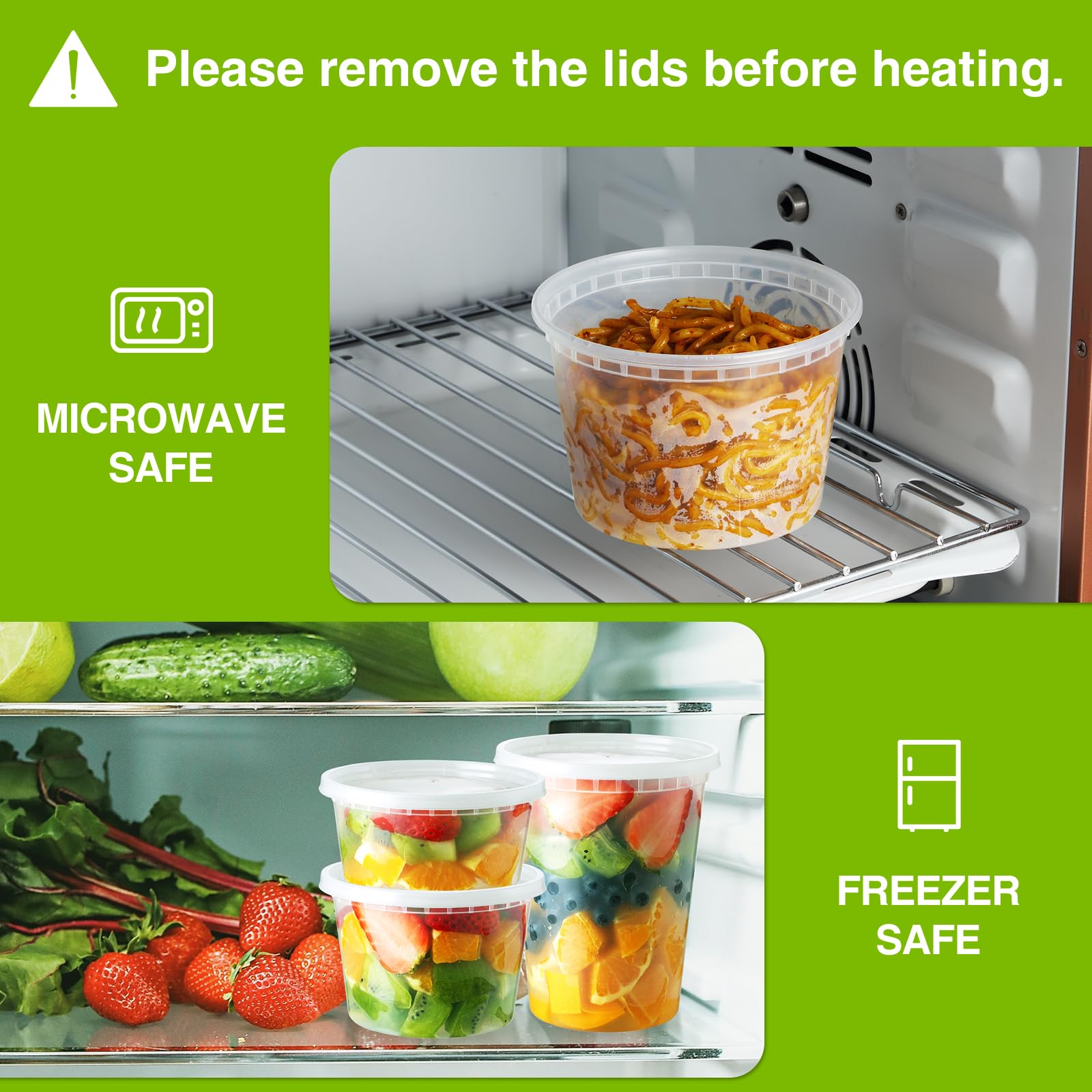 NEEBAKE label and capacity marking showing easy-identification benefit