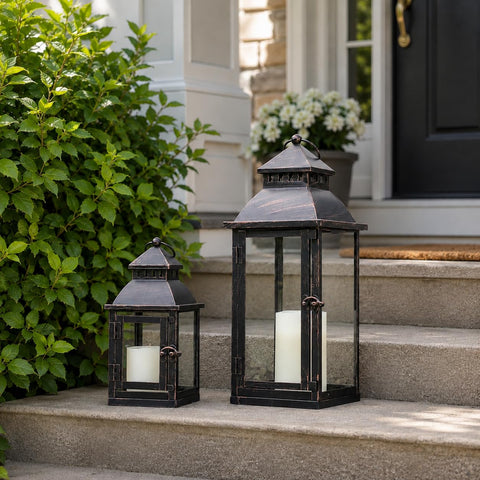 NEEDOMO close-up of antique bronze finish highlighting durable metal texture