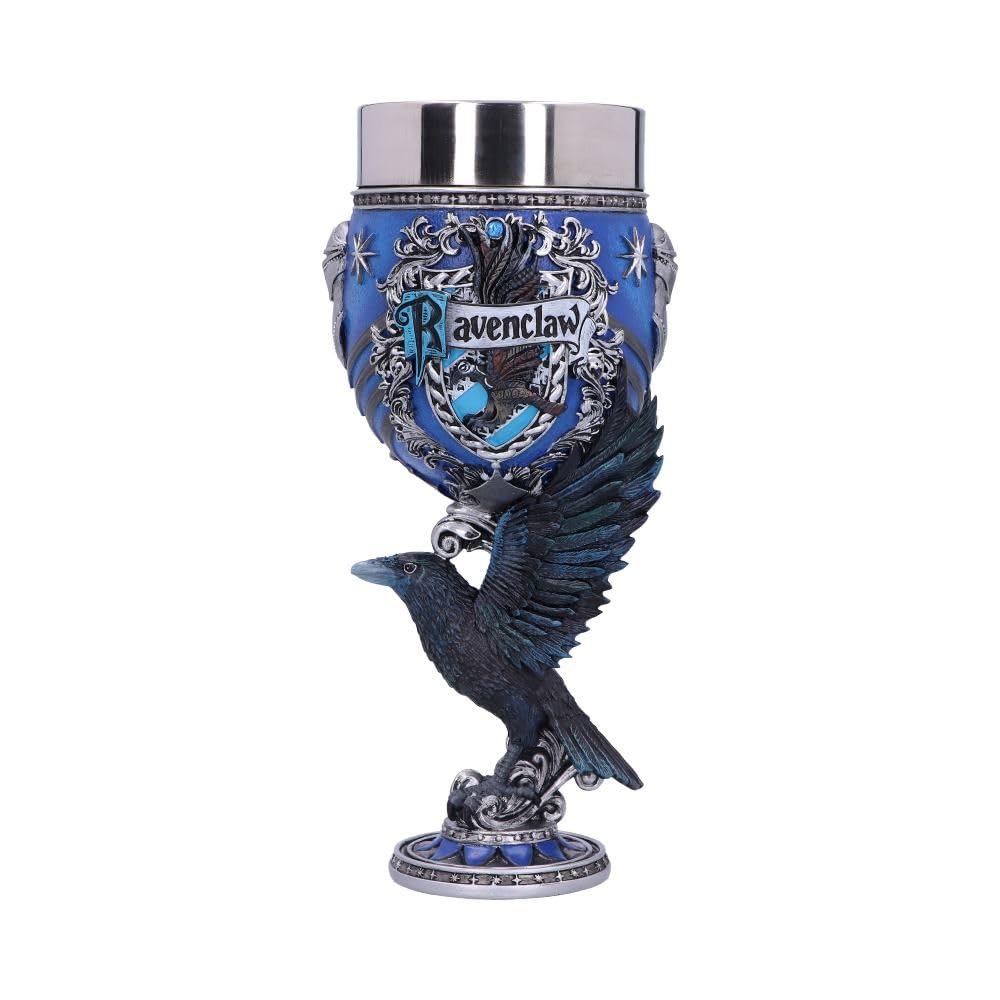 Nemesis Now Ravenclaw goblet front view showing house colors and collectible appeal