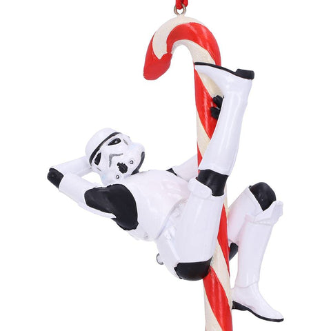 Nemesis Now Stormtrooper on a decorated Christmas tree creating fandom-themed holiday decor