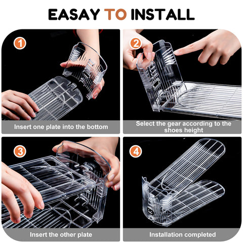Neprock packaged product with simple instructions for tool-free assembly