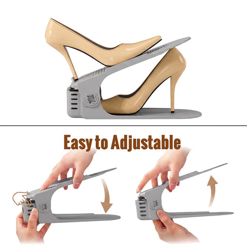 Neprock stacked shoes detail keeping pairs protected and upright