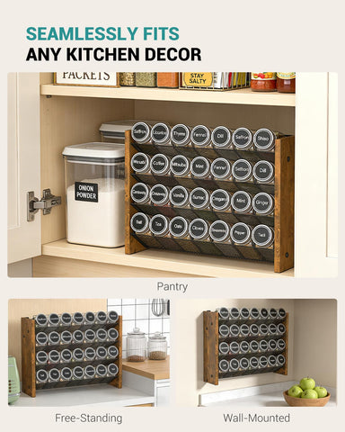 NESAPTO mounted on cabinet door demonstrating wall-mount space-saving advantage