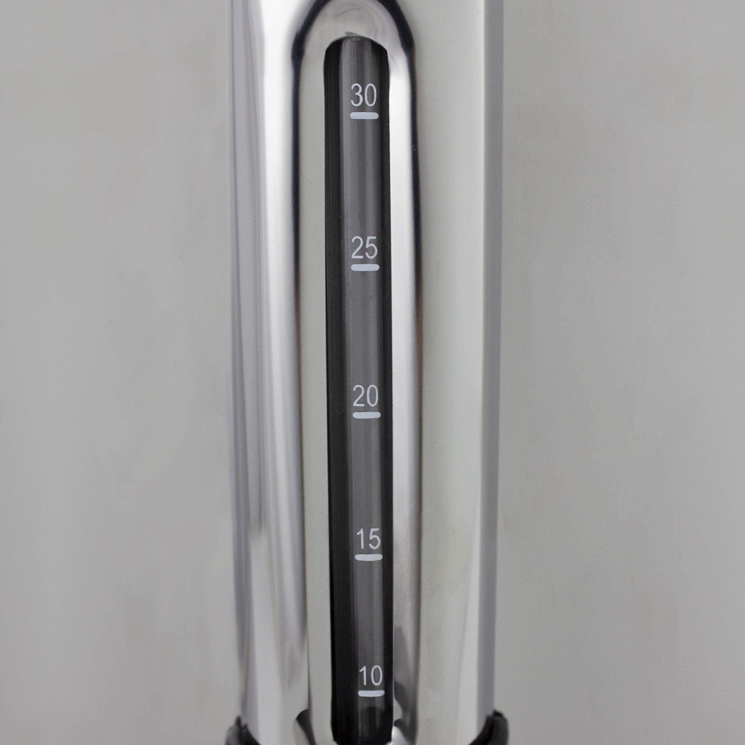 NESCO coffee urn dispensing spout close-up demonstrating drip-free pour for cleaner service