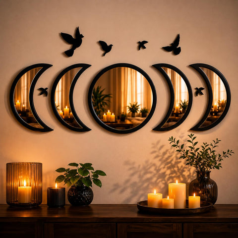 NESHE acrylic mirror reflecting light to brighten rooms