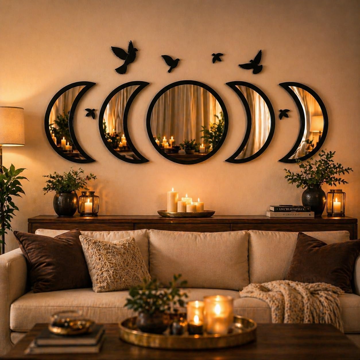 NESHE moon phase set front view showing dramatic focal benefit