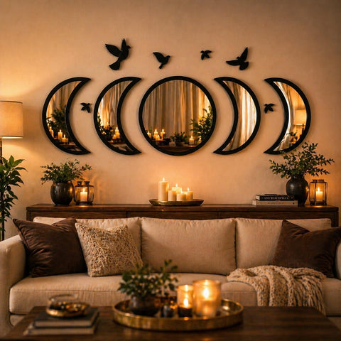 NESHE moon phase set front view showing dramatic focal benefit