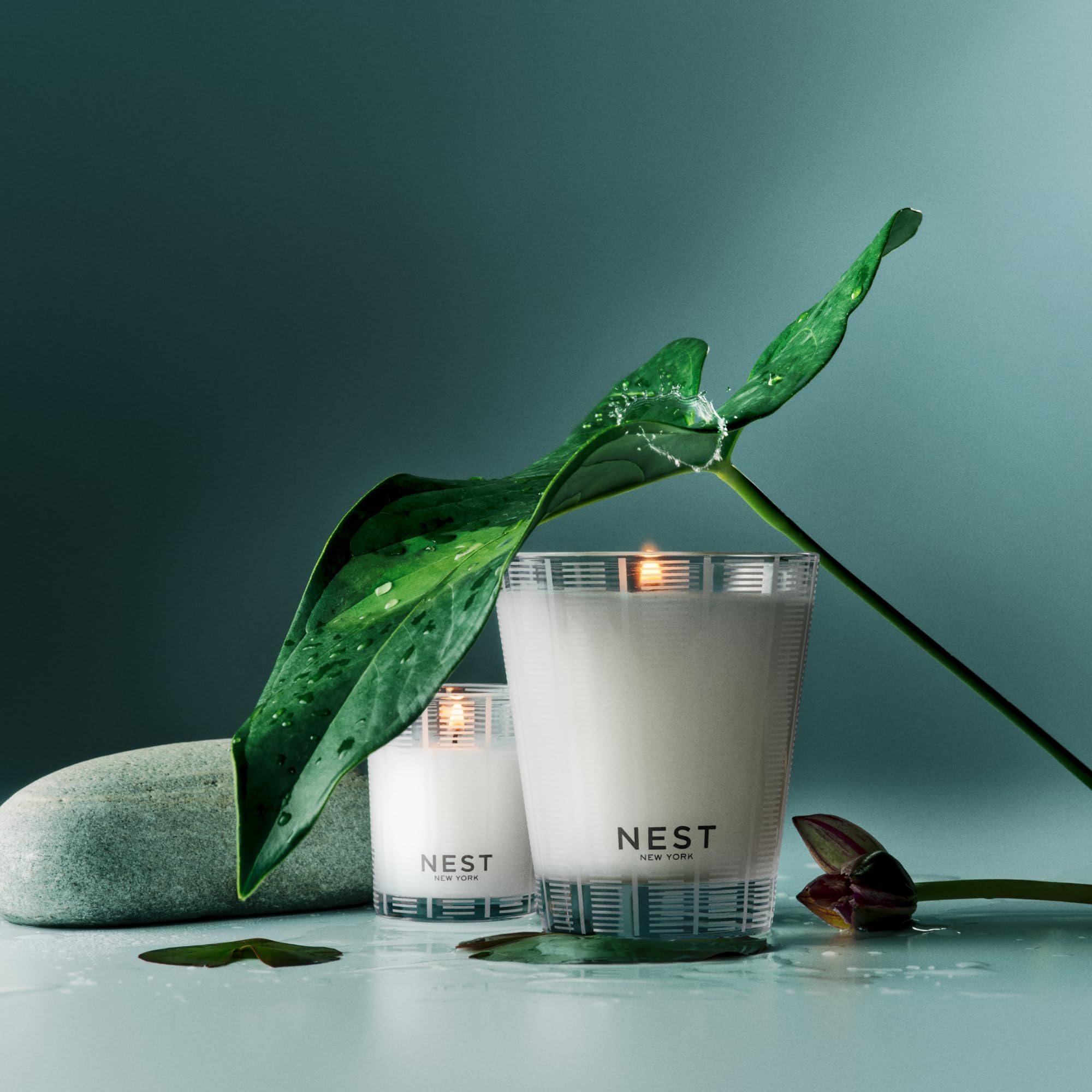 NEST New York 8.1 oz size comparison demonstrating compact burn time