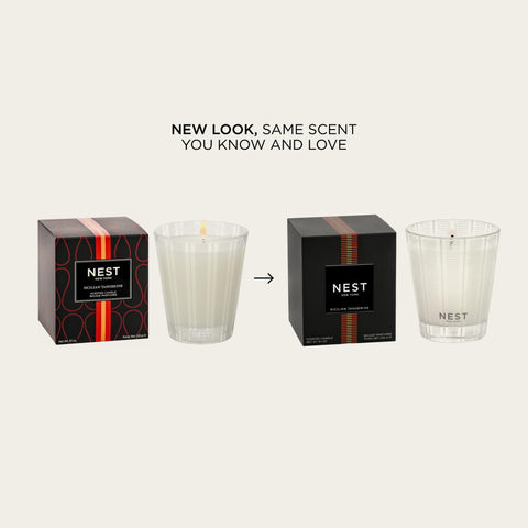 NEST New York frosted glass detail highlights etched stripes and elegant décor benefit