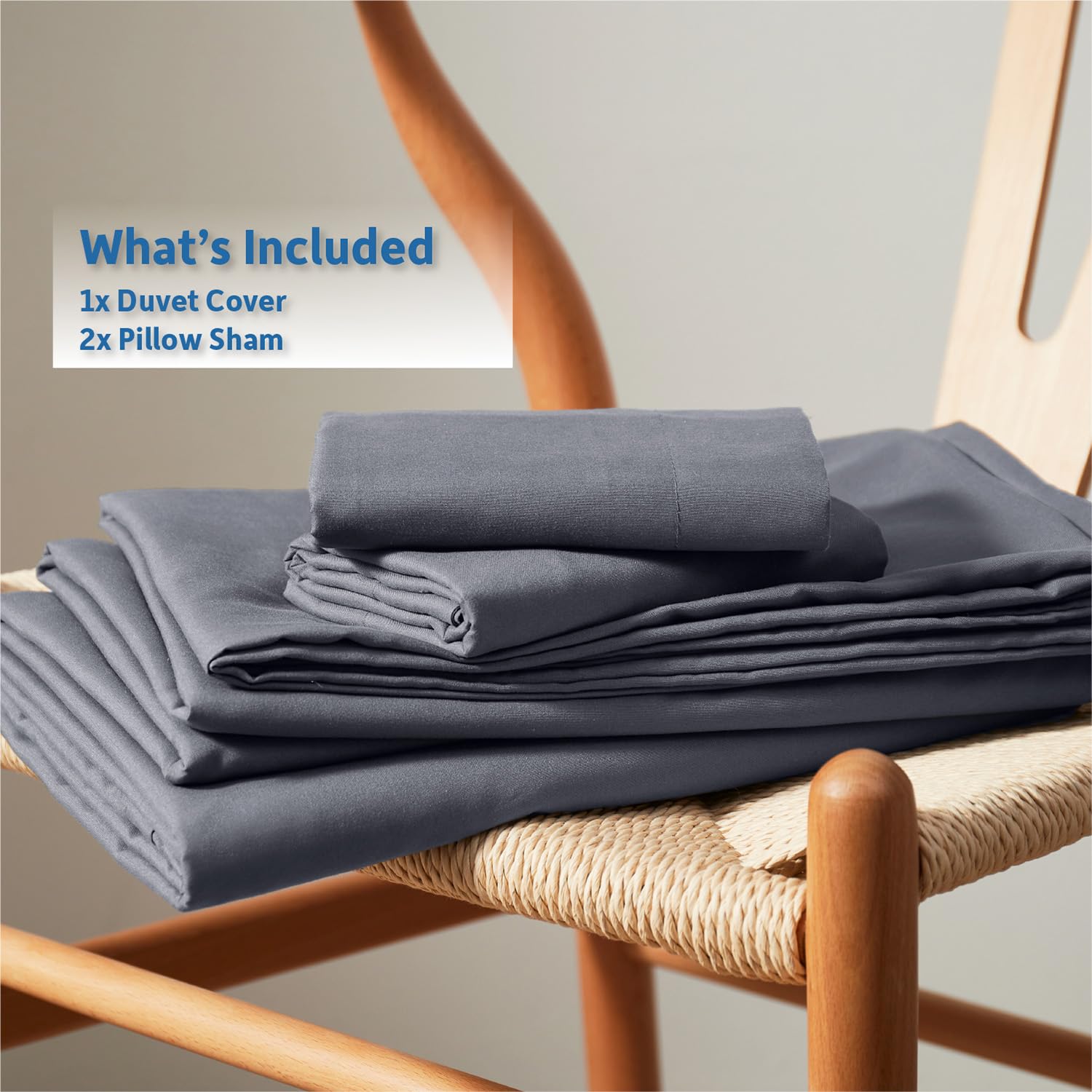 Nestl bedroom lifestyle image showing calming atmosphere and easy-care bedding