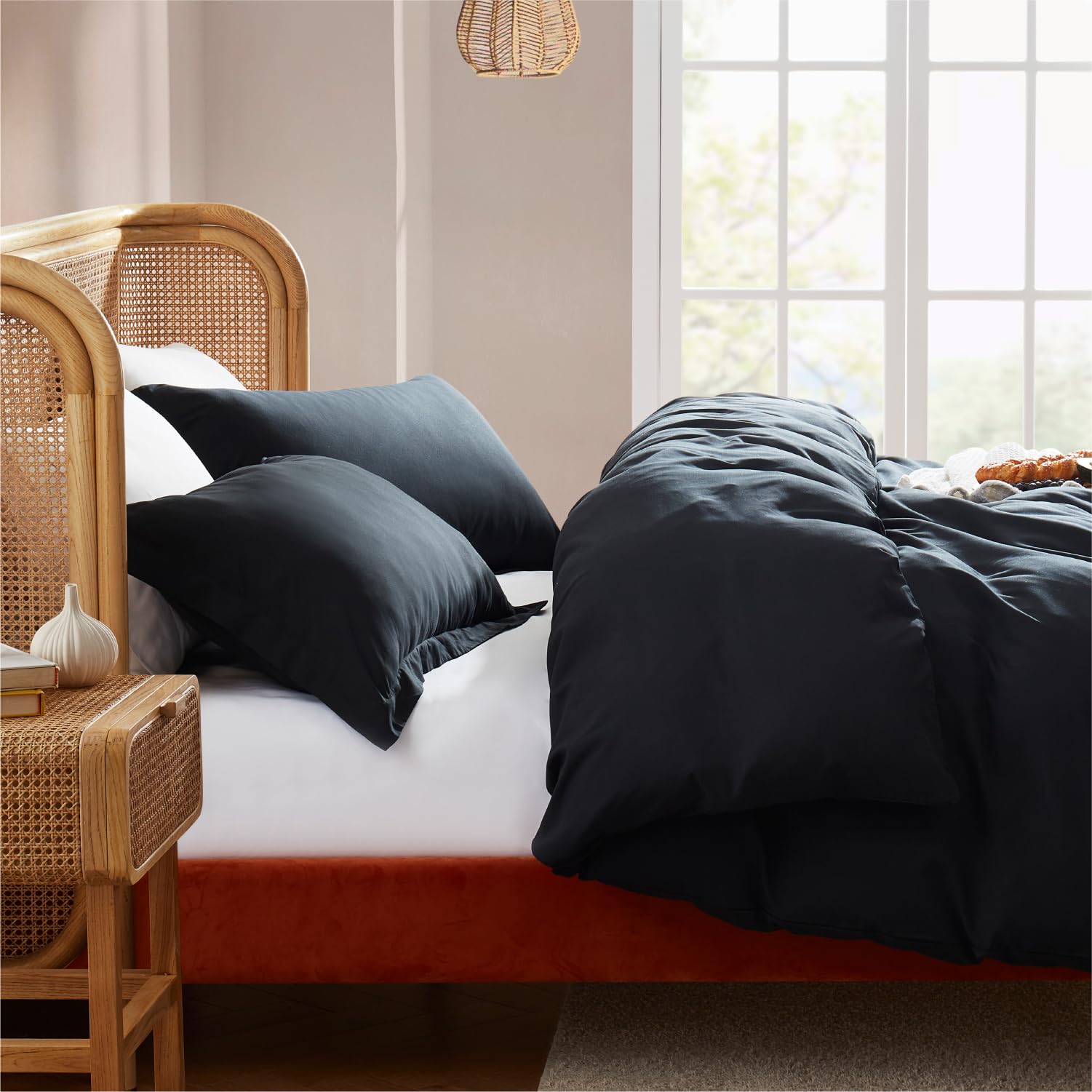 Nestl brushed microfiber hand feeling to highlight cozy, silky surface comfort