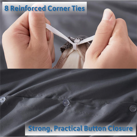Nestl pillow sham with flange and overlap closure for tidy, polished pillows