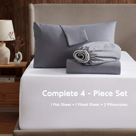 Nestl fitted sheet on mattress demonstrating snug secure fit benefit