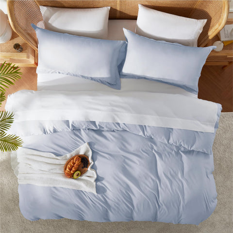Nestl pillow sham flange detail creating refined, hotel-style edges