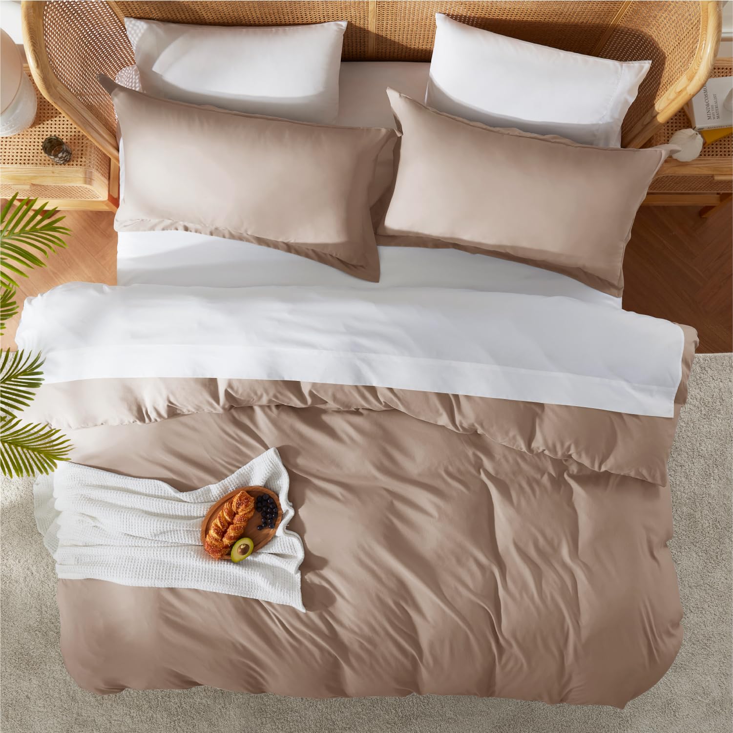 Nestl pillow sham front with 2" flange delivering classic styling and tidy appearance
