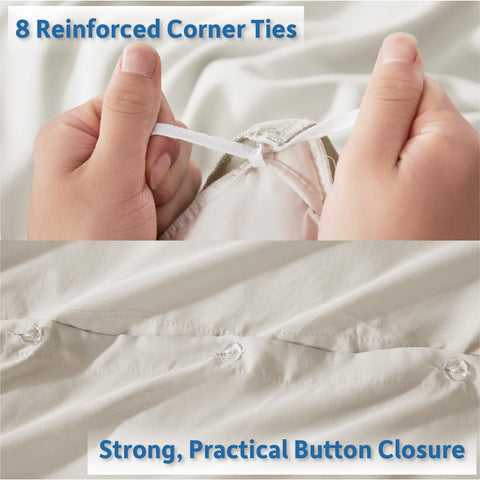 Nestl pillow sham with 2-inch flange and back overlap for tailored look