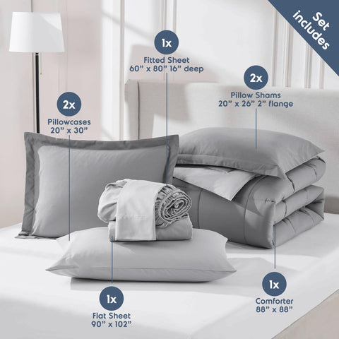 Nestl pillow shams envelope closure close-up showing tidy, secure pillow placement