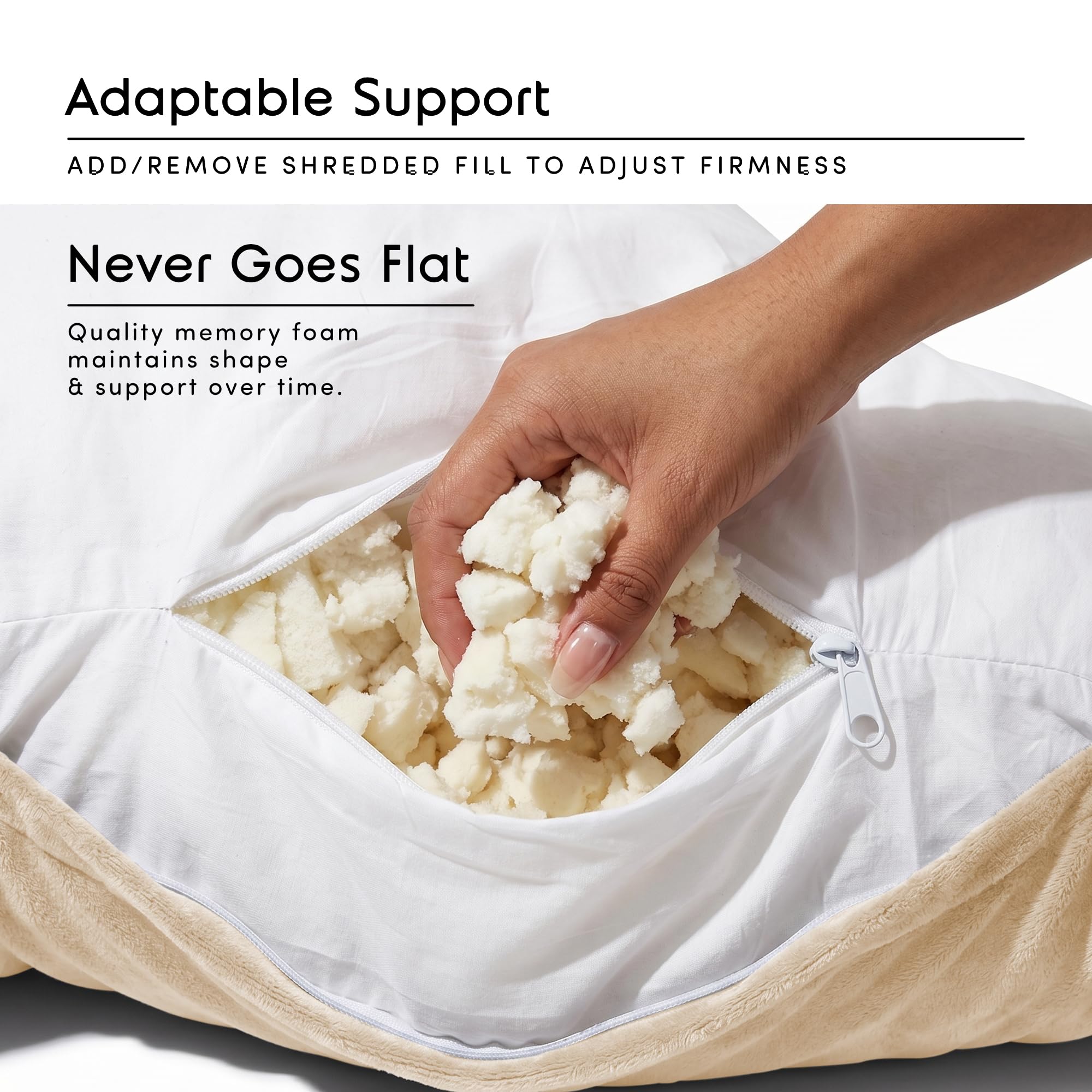 Nestl side profile highlighting padded armrests for stable shoulder support