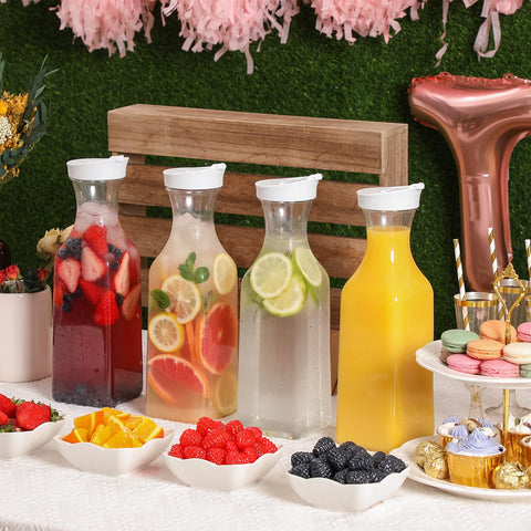 NETANY carafe on a mimosa bar highlighting event-ready presentation benefit
