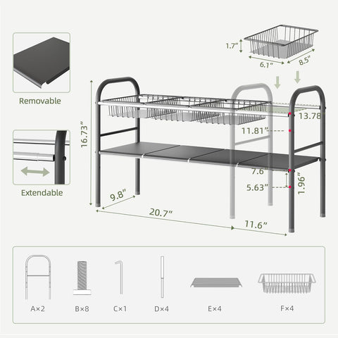 NETEL lifestyle kitchen cabinet setup showing neat under-sink storage benefit