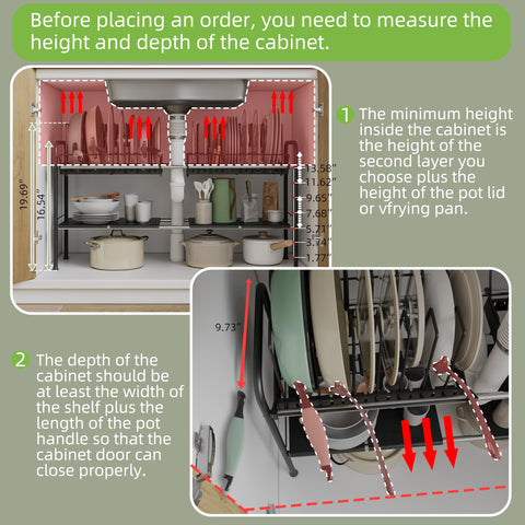 NETEL organizer installed in cabinet holding pots and pans for easy access