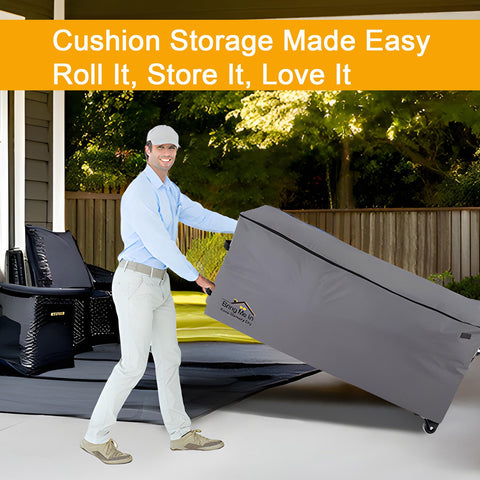 NettyPro on patio storing cushions and decor for organized outdoor space