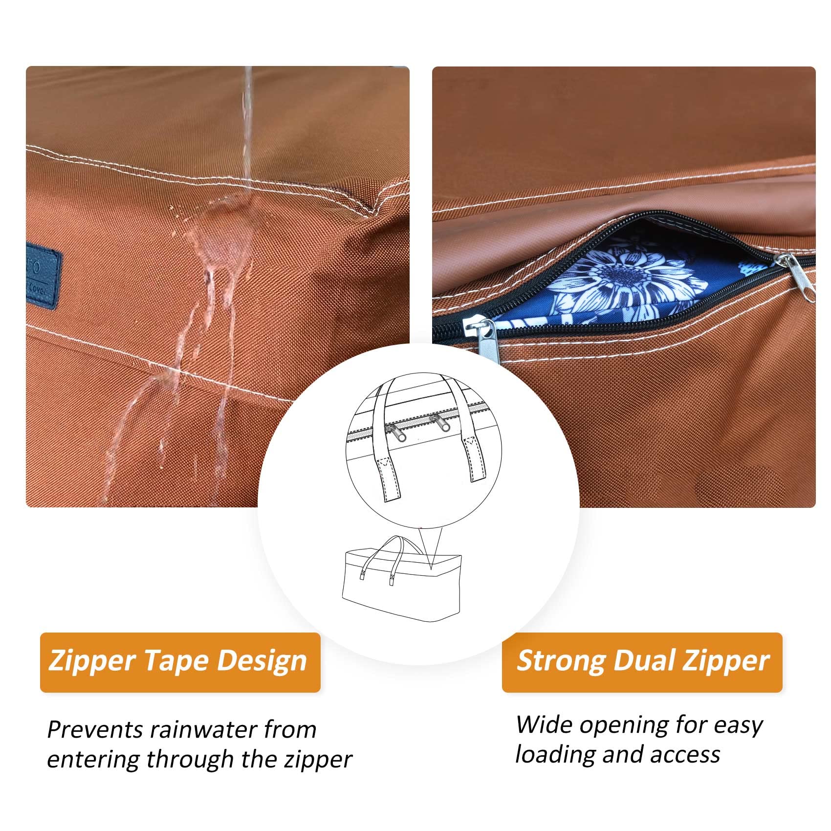 NettyPro padded handle close-up showing comfortable grip for carrying heavy loads