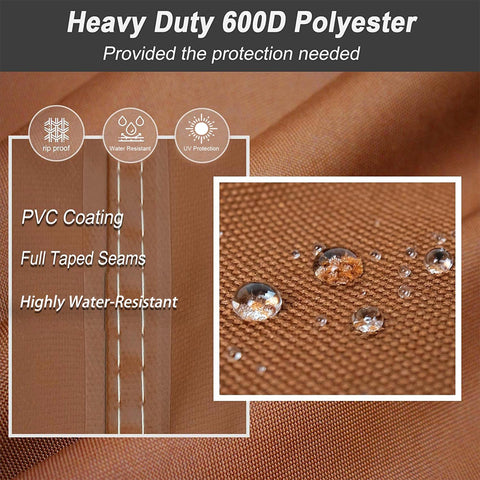 NettyPro wide dual-zipper opening for easy loading and quick access to cushions