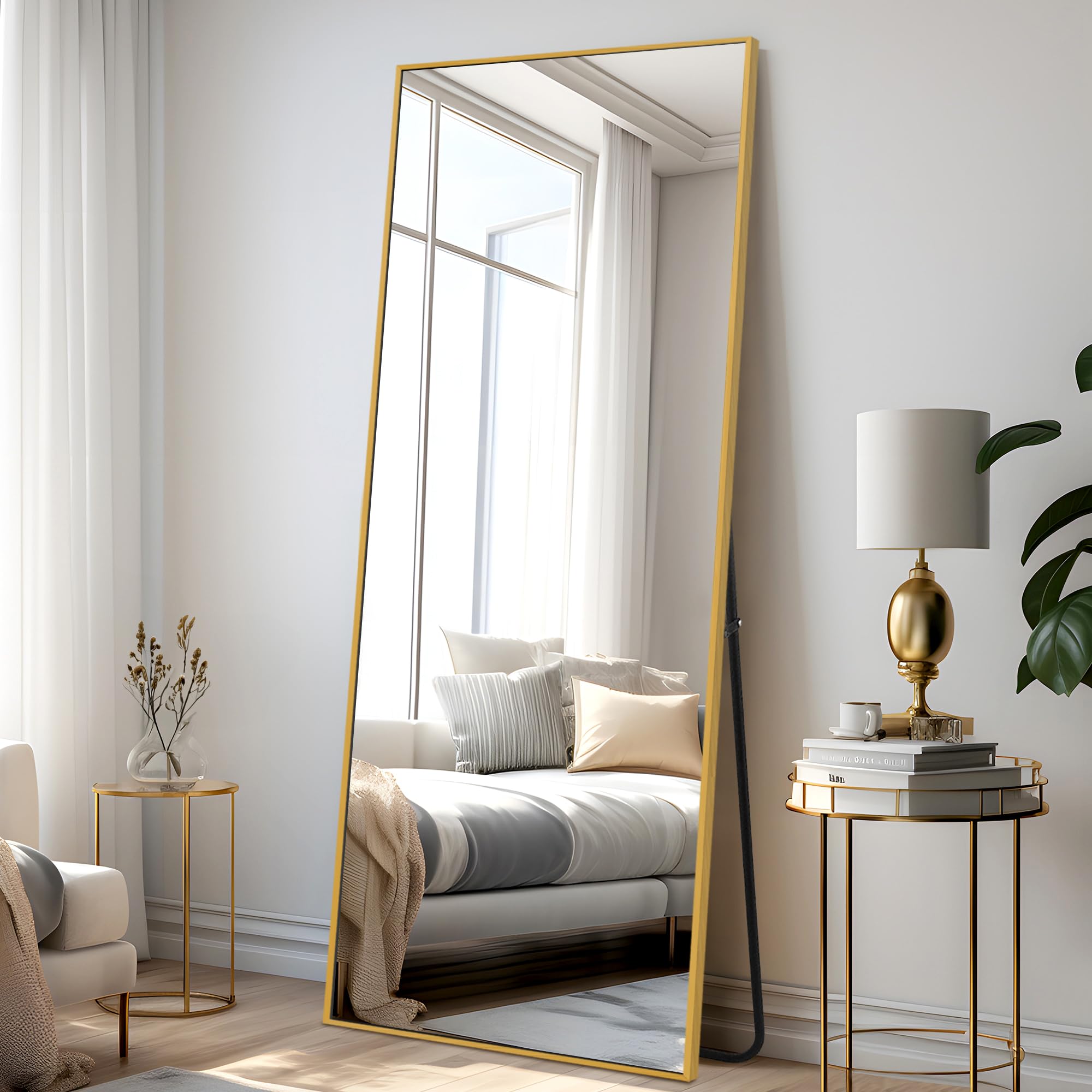 NeuType aluminum gold frame close-up showing refined texture and elegance