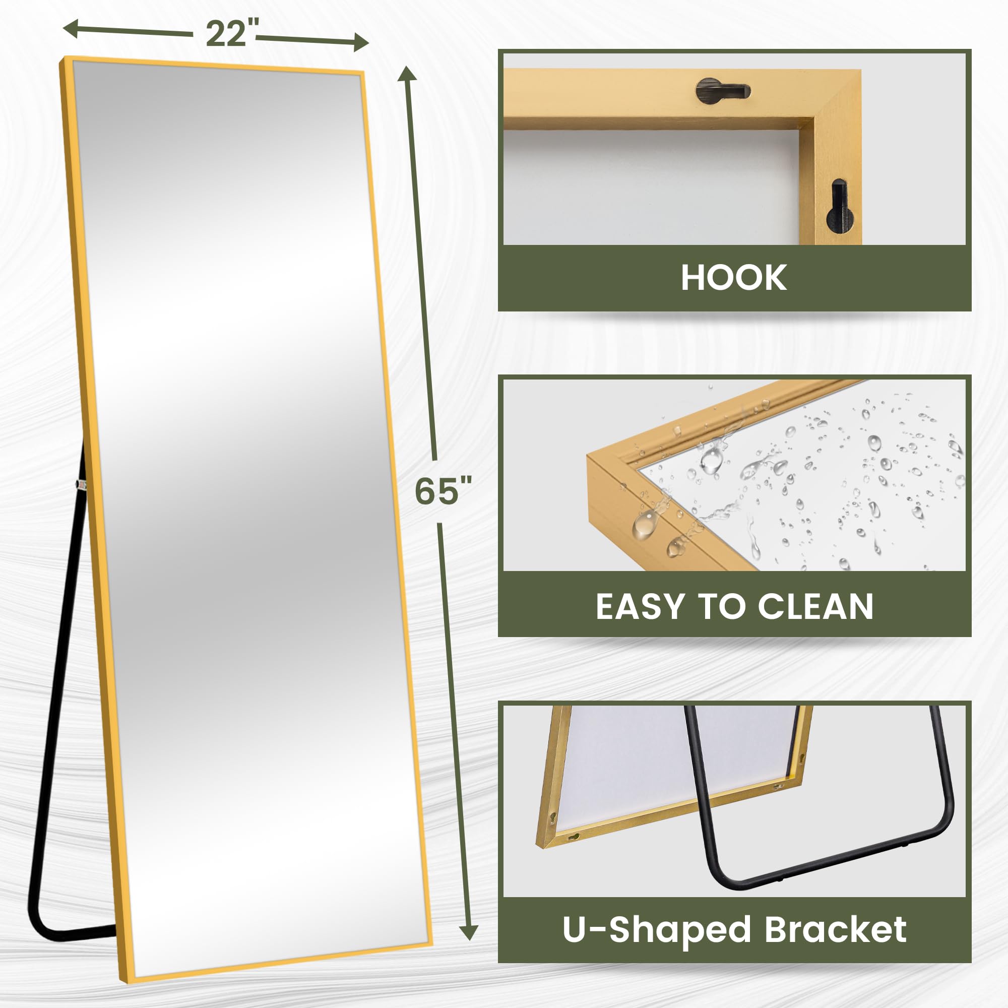 NeuType horizontal mounted over vanity showing styling and grooming benefit
