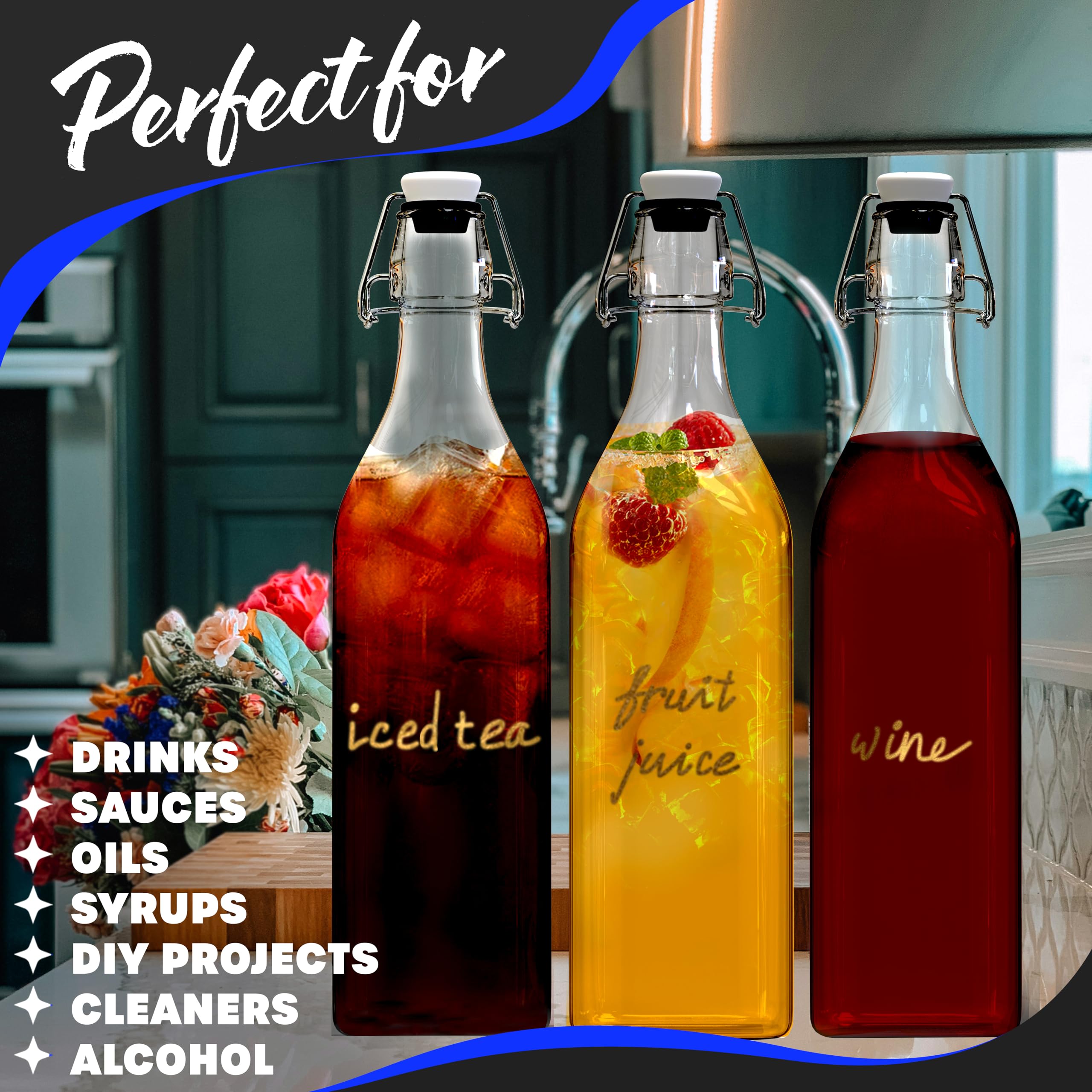 Nevlers labeled bottles neatly arranged on pantry shelf for organization