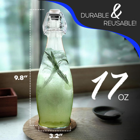 Nevlers side profile of a teardrop bottle highlighting narrow neck for smooth pouring