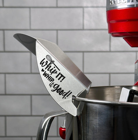 New Metro Design polished stainless detail showing nonstick surface for easy sliding