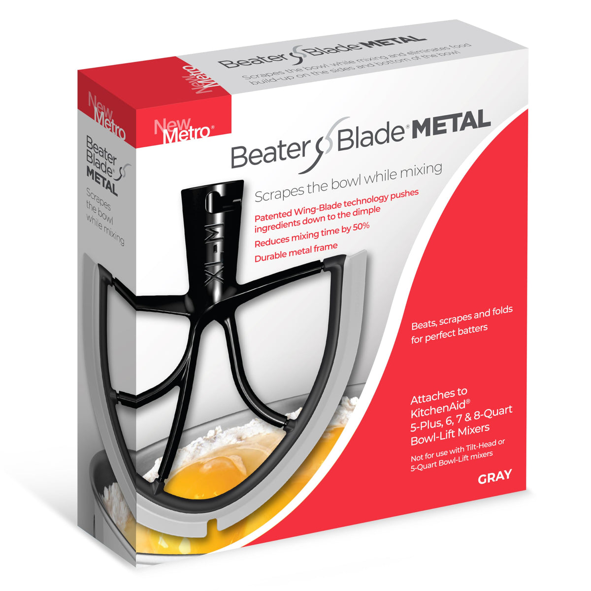 New Metro Design XL-MAX front view showing paddle and durable frame for reliable mixing