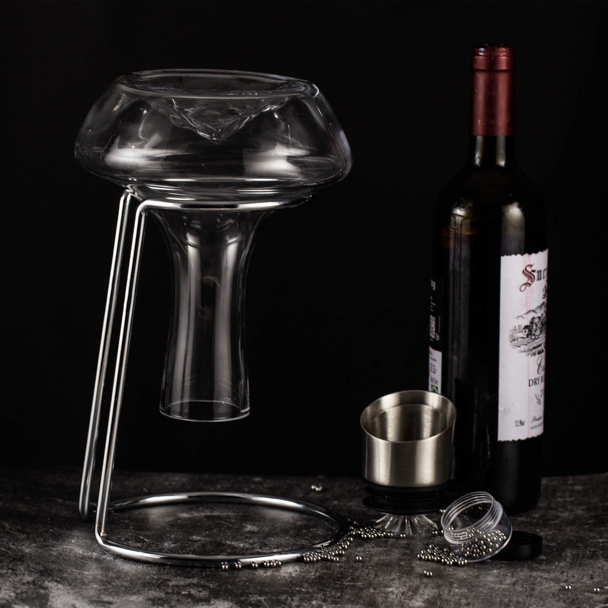 NEW PACIFIC YOUYAH cleaning beads inside carafe removing residue without scratching