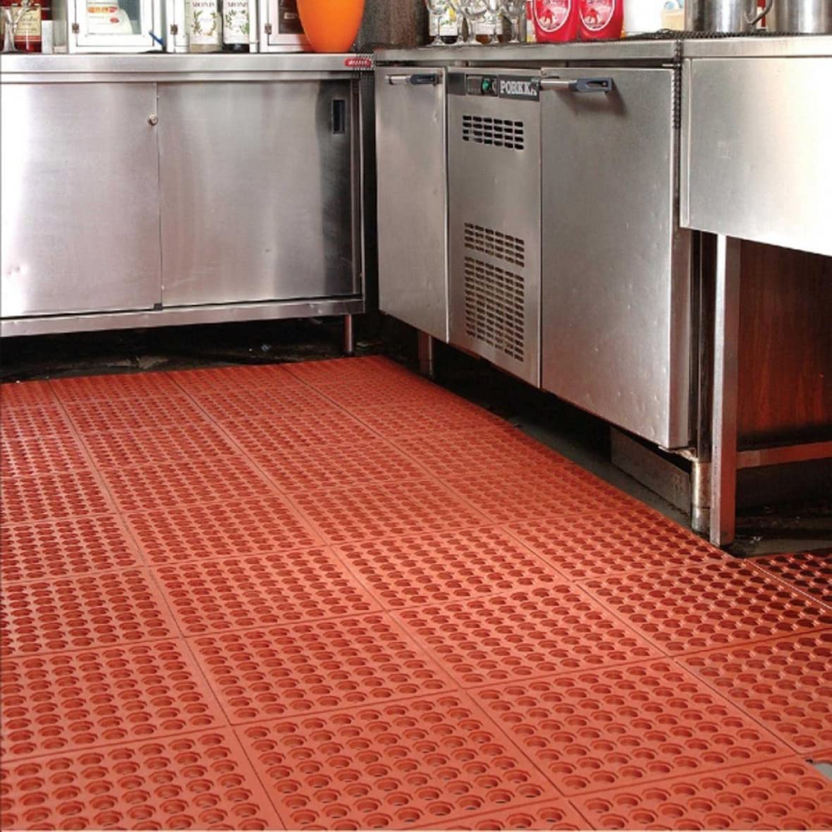 New Star Foodservice being hosed clean demonstrating easy maintenance and stain resistance